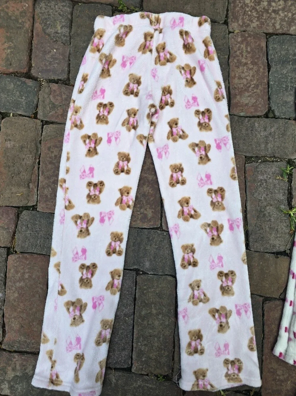 Sleep On It Girls Plush Pajama Bottoms 4 Pair Bundle Soft Cozy Jammies Warm